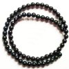 16 inch strand of 6mm Black Onyx Beads